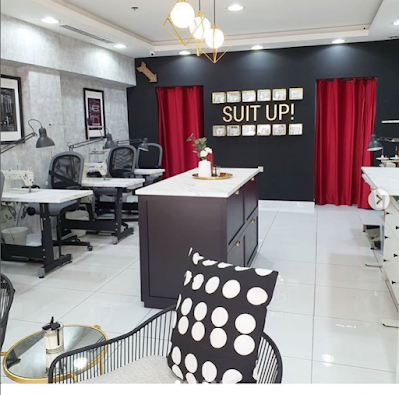 Prive Aterlier tailor shop from inside