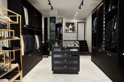The Bespoke Corner tailor shop from inside 